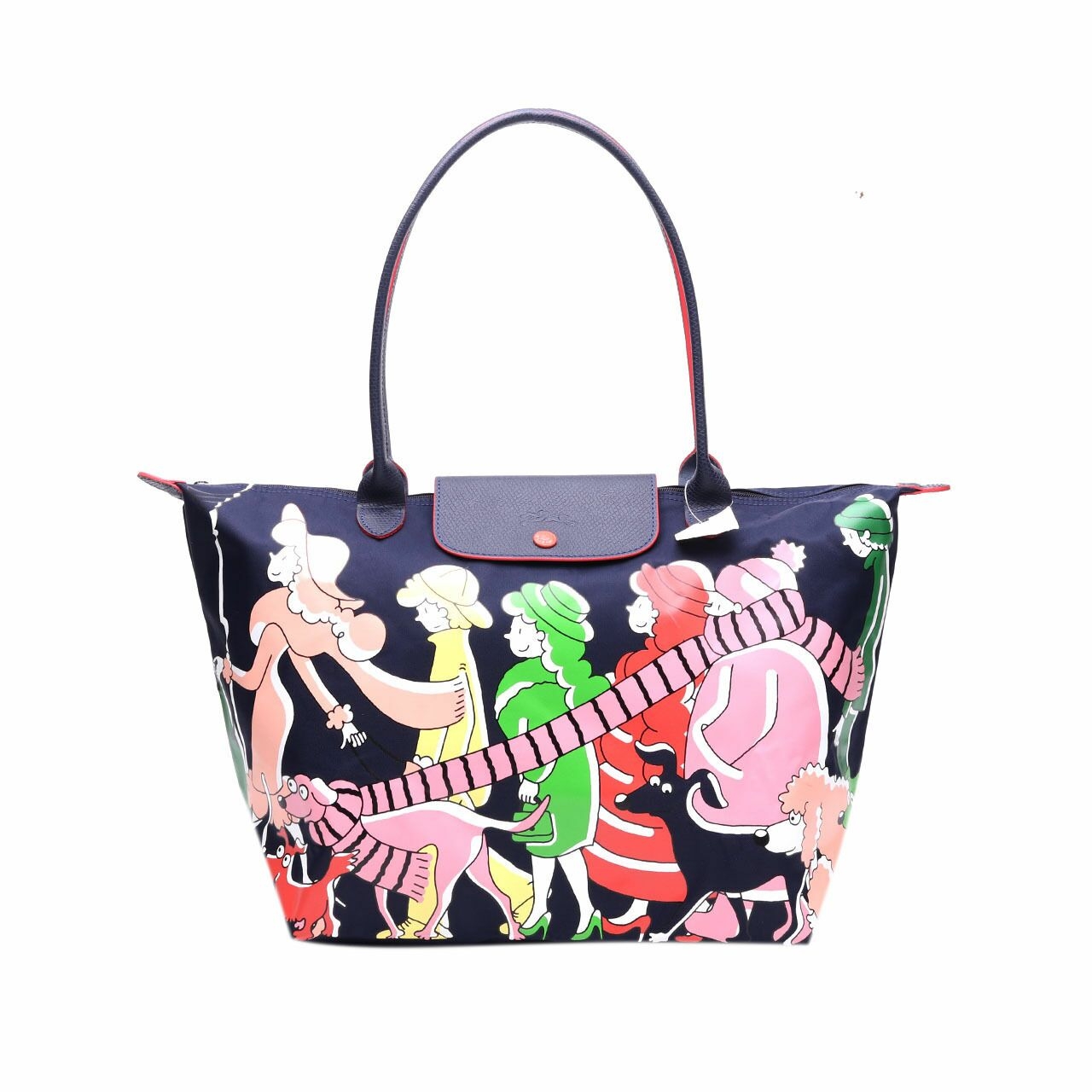 Longchamp X Clo'e Floirat Le Pliage Multicolor Tote Bag
