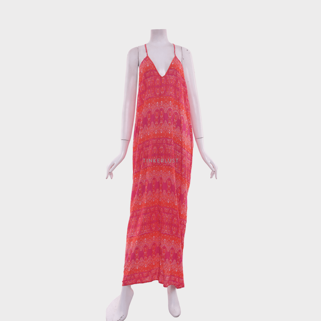 Uptown Girl Multicolor Pattern Long Dress
