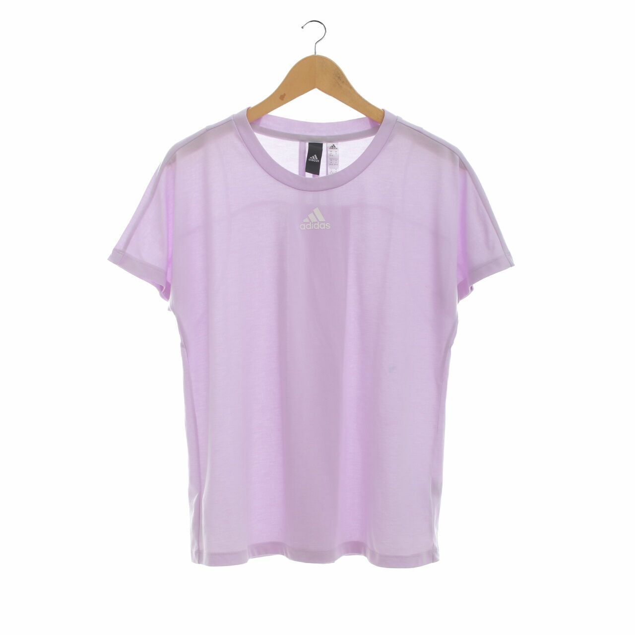 Adidas Pleated Purple T-Shirt