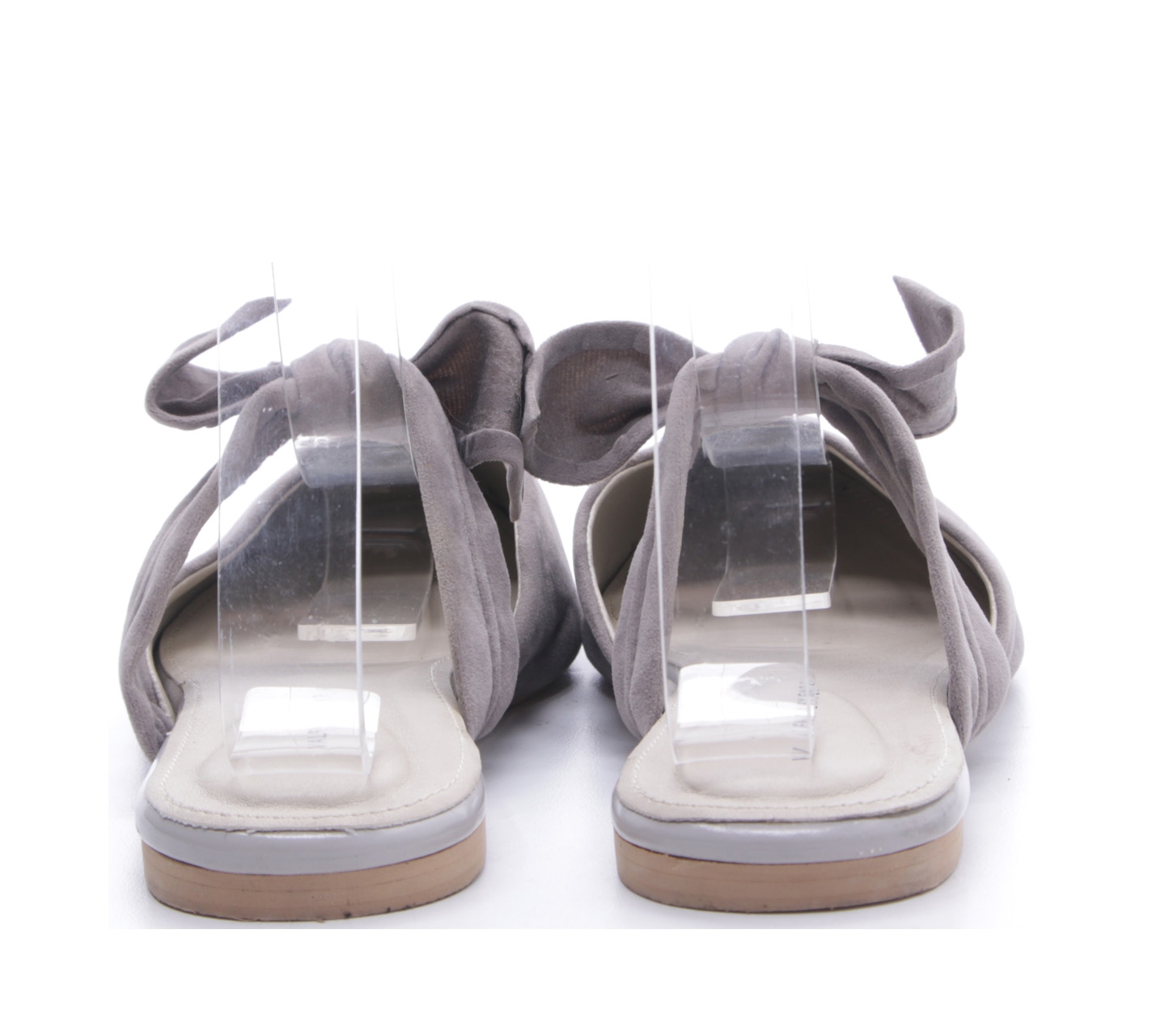 Valencia By Enrica Velvet Grey Sandals