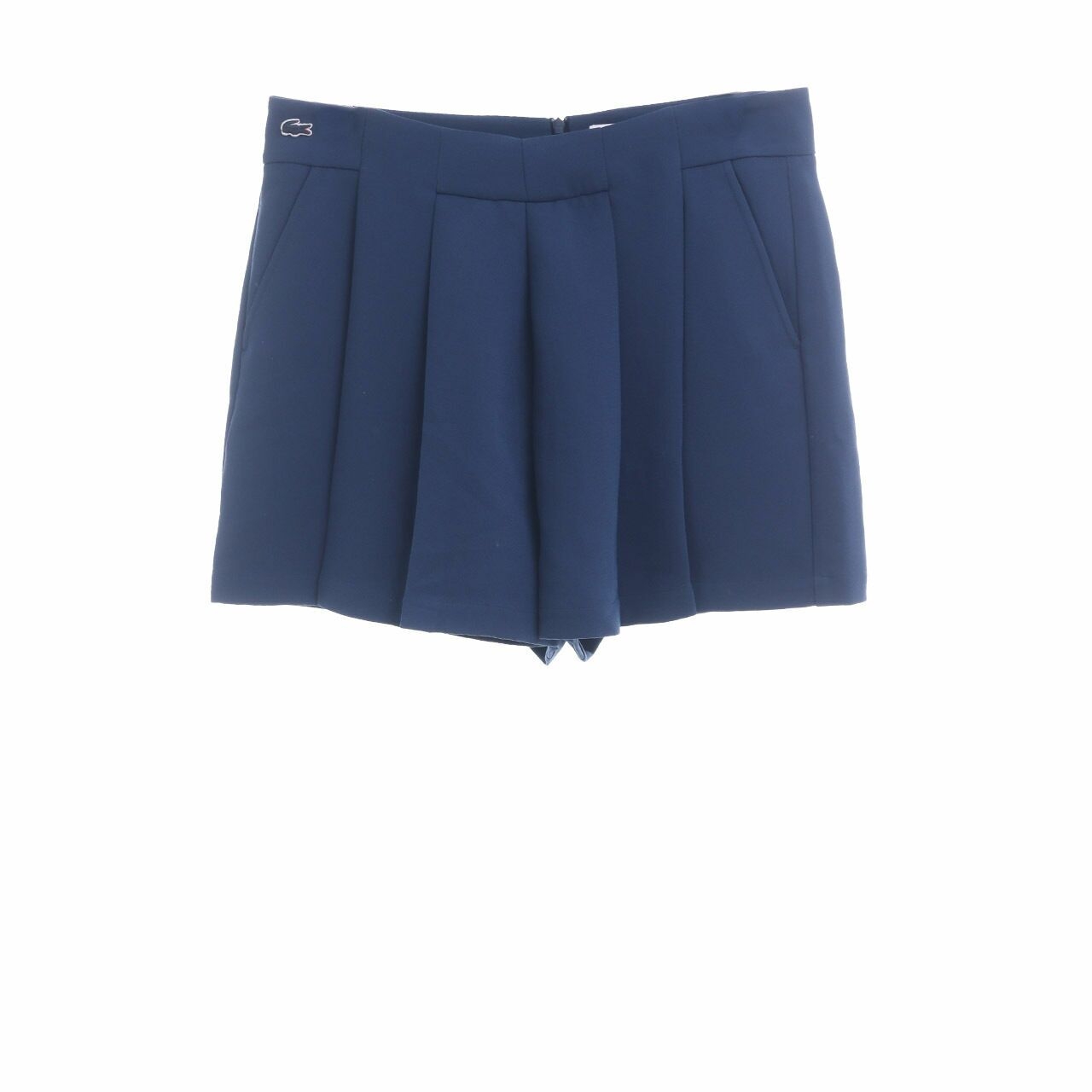 Lacoste Live Navy Pleated  Logo Shorts Shorts