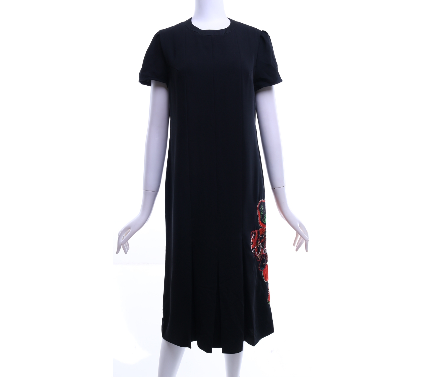 Alun Alun Black Midi Dress