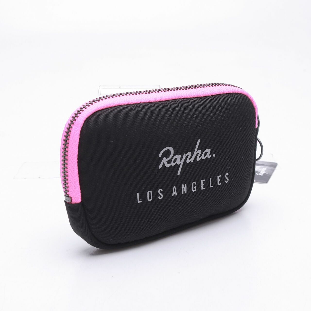 Rapha Black & Pink Essentials Case Pouch