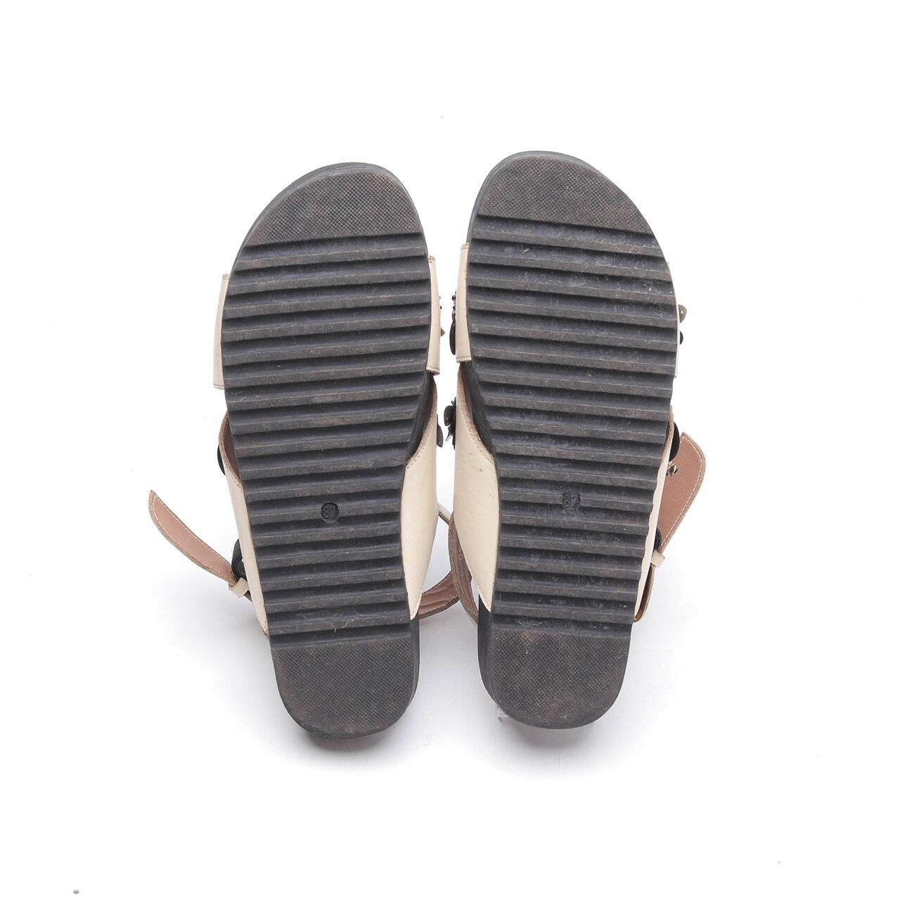 PVRA Cavvami Ivory Sandals 
