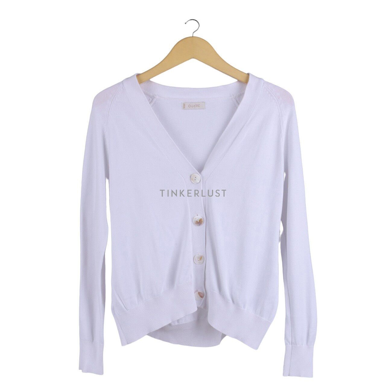 Oudre White Cardigan