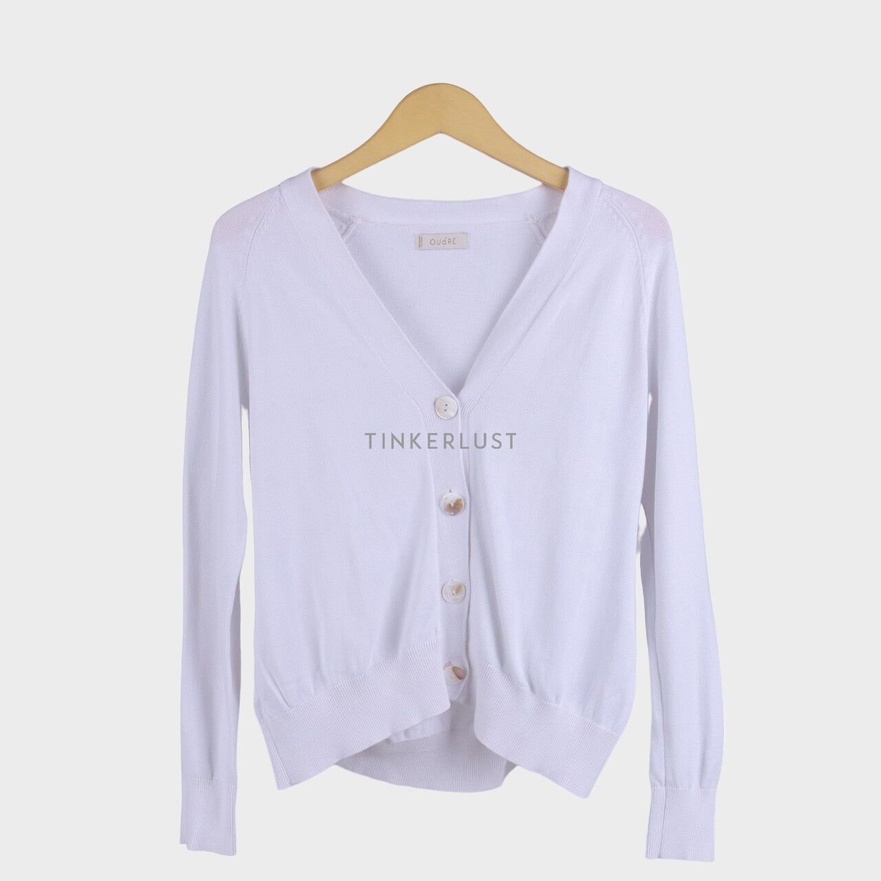Oudre White Cardigan