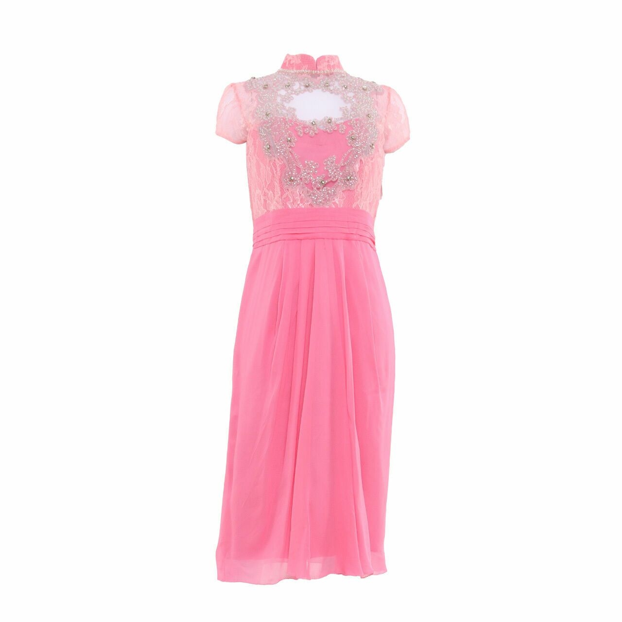 Studio 133 Biyan Pink Midi Dress