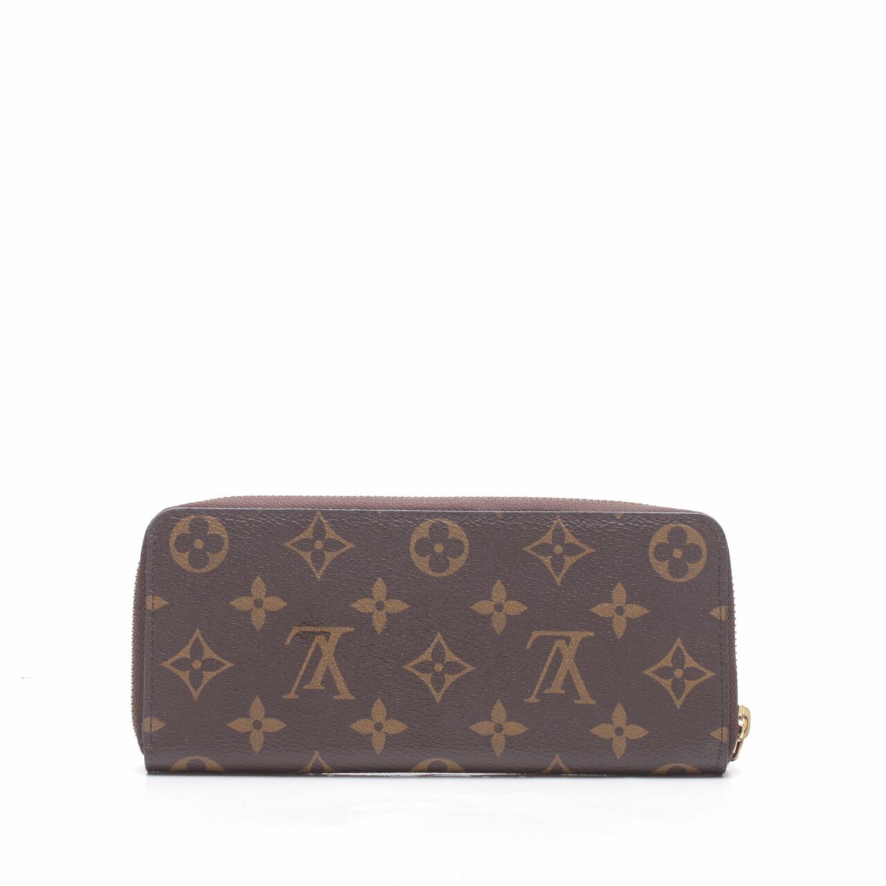 Louis Vuitton Brown Clémence Monogram Fuchsia M60742 Wallet	