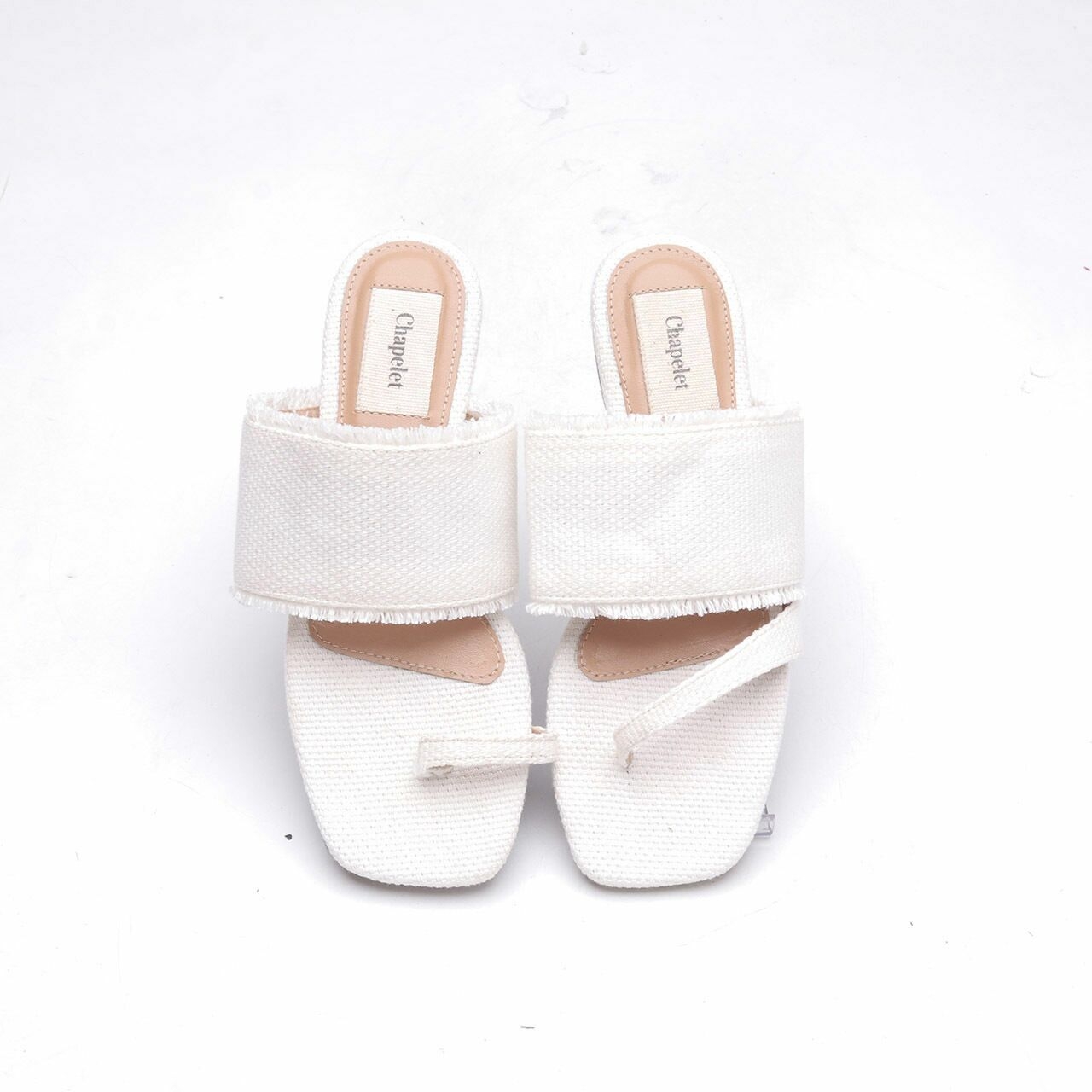 Chapelet White Sandals