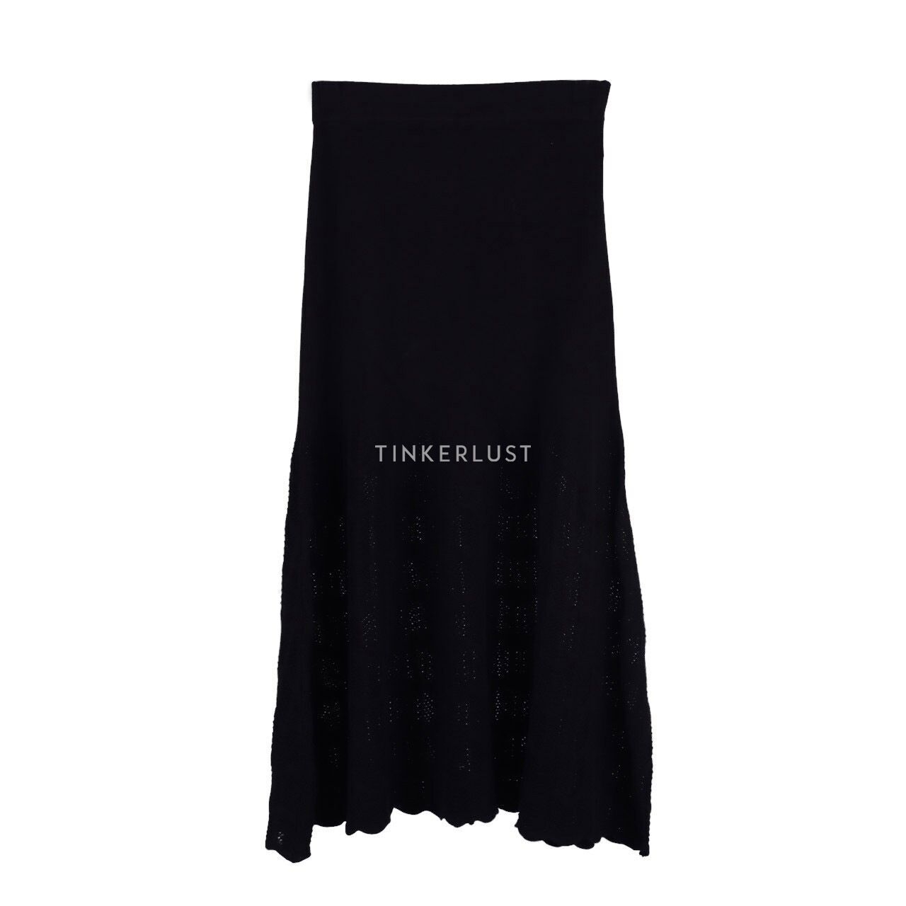 Sissae Black Midi Skirt