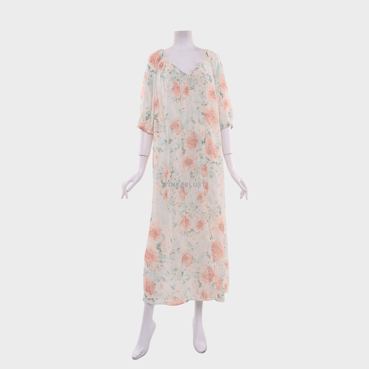 H&M Multicolor Floral Long Dress