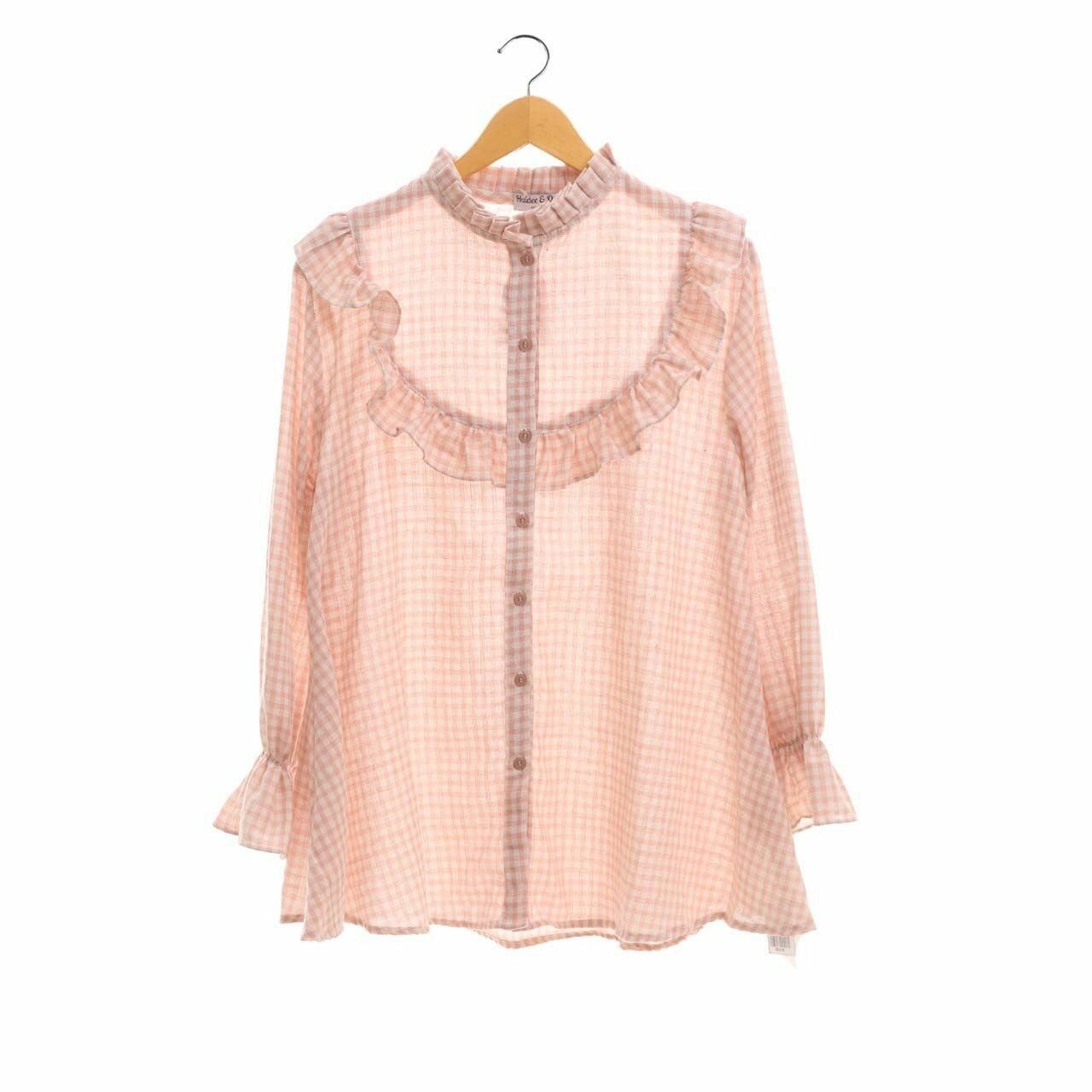 Private Collection Pink & White Blouse