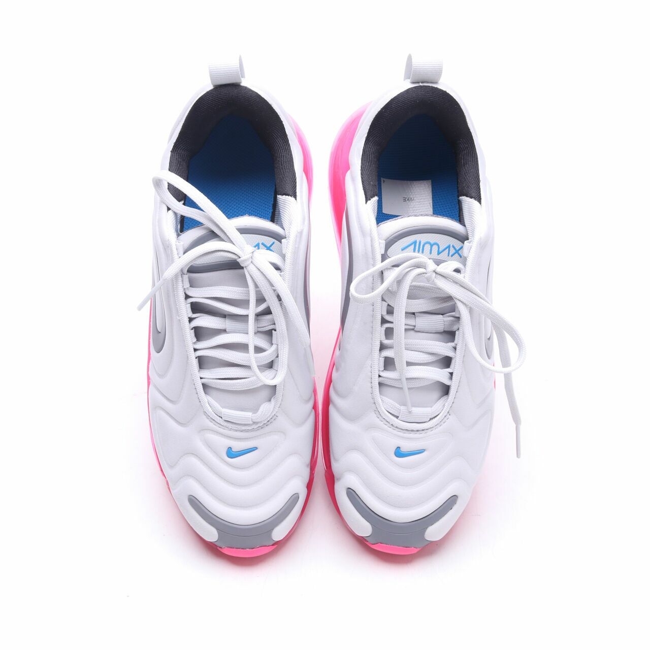 Nike Air Max 720 GS Pure Platinum Photo Blue Pink Sneakers