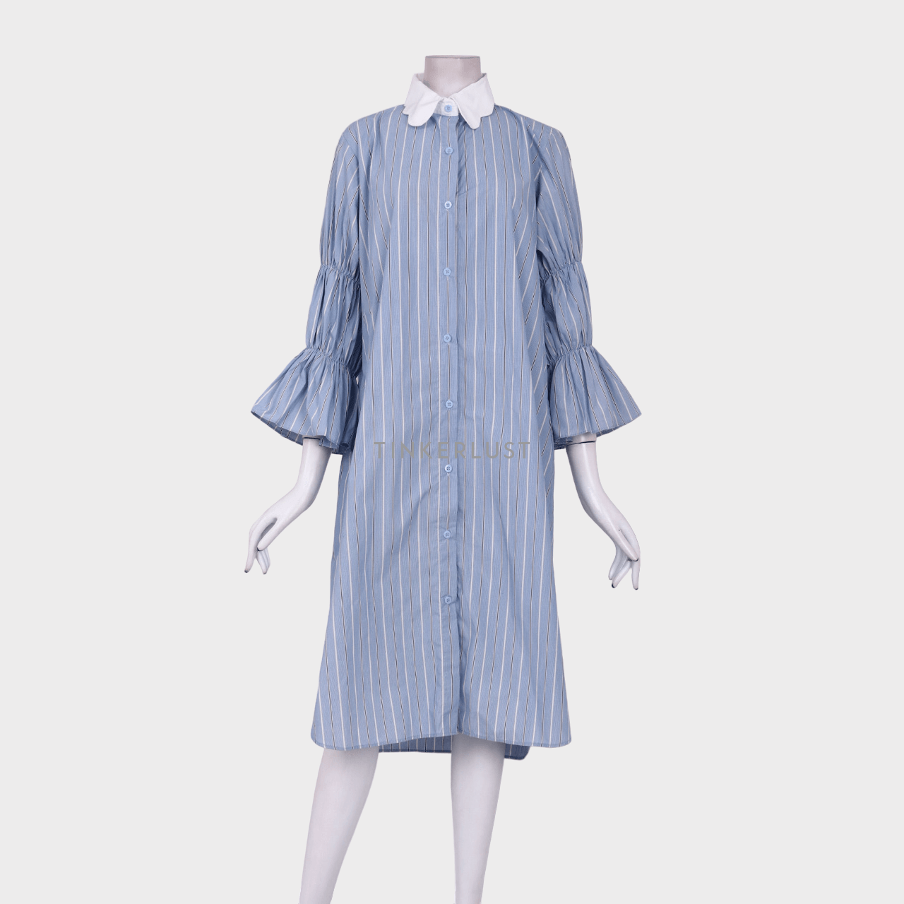 Jii by Gloria Agatha Blue Midi Dress