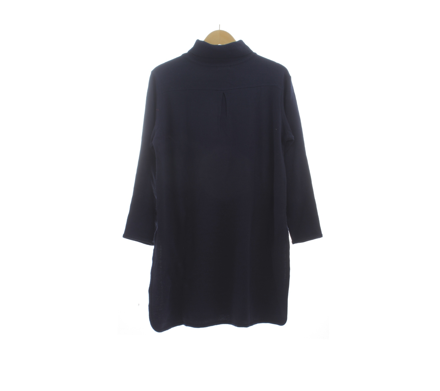 Come Clothing Navy Turttle Neck Blouse