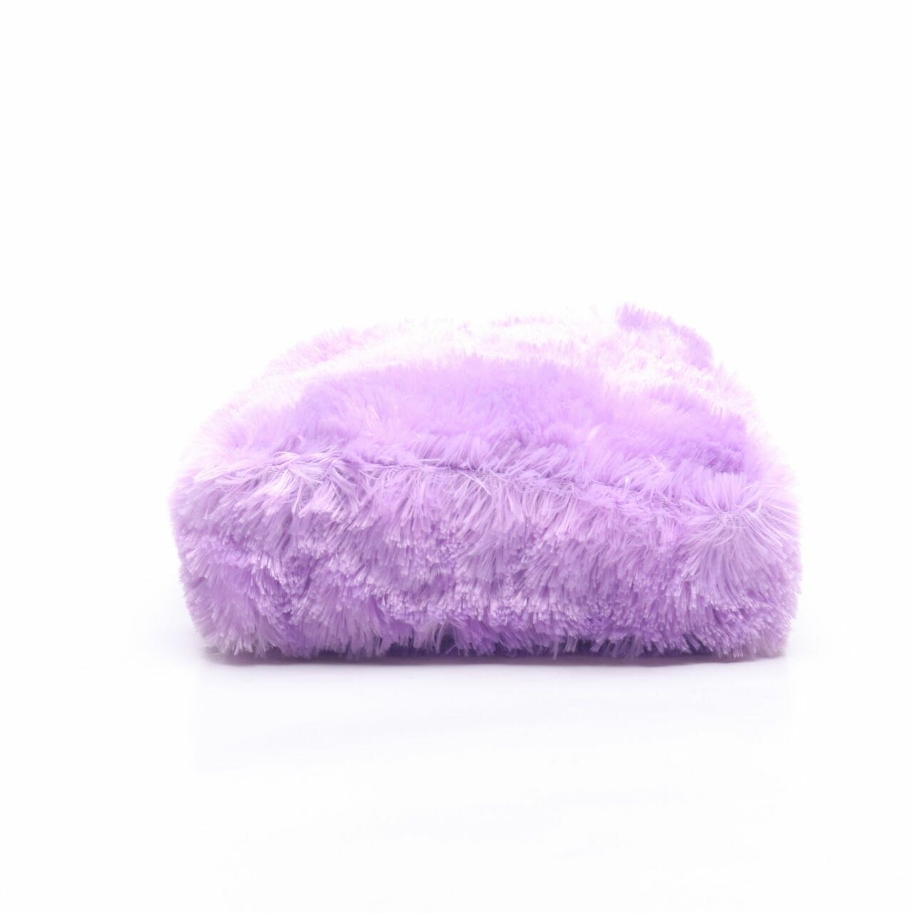 Semata Purple Faux Fur Handbag