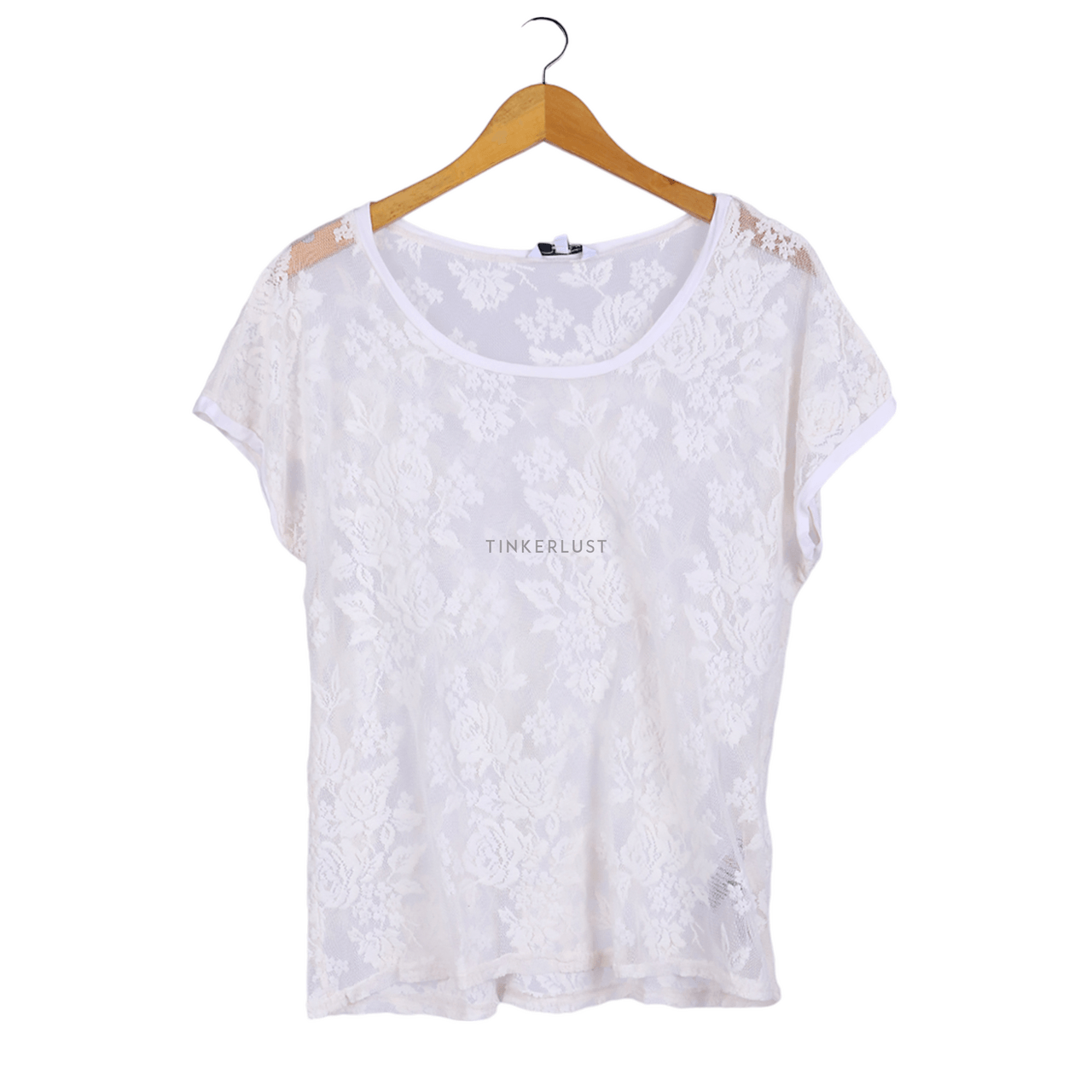 New Look White Lace Blouse