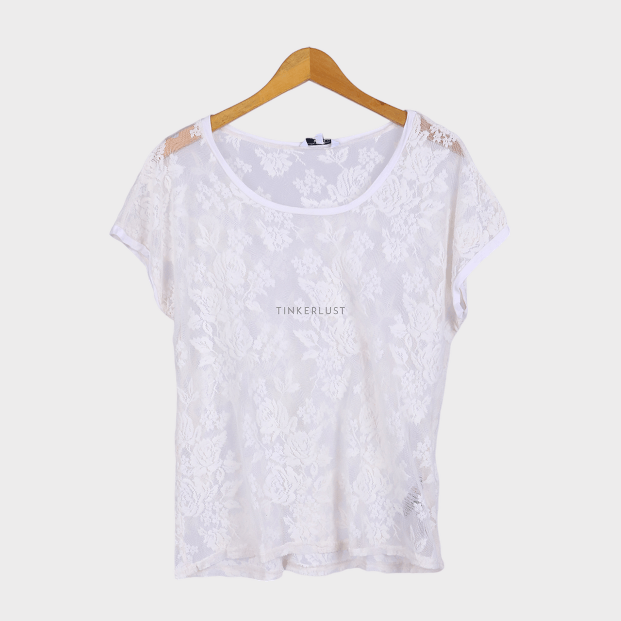 New Look White Lace Blouse