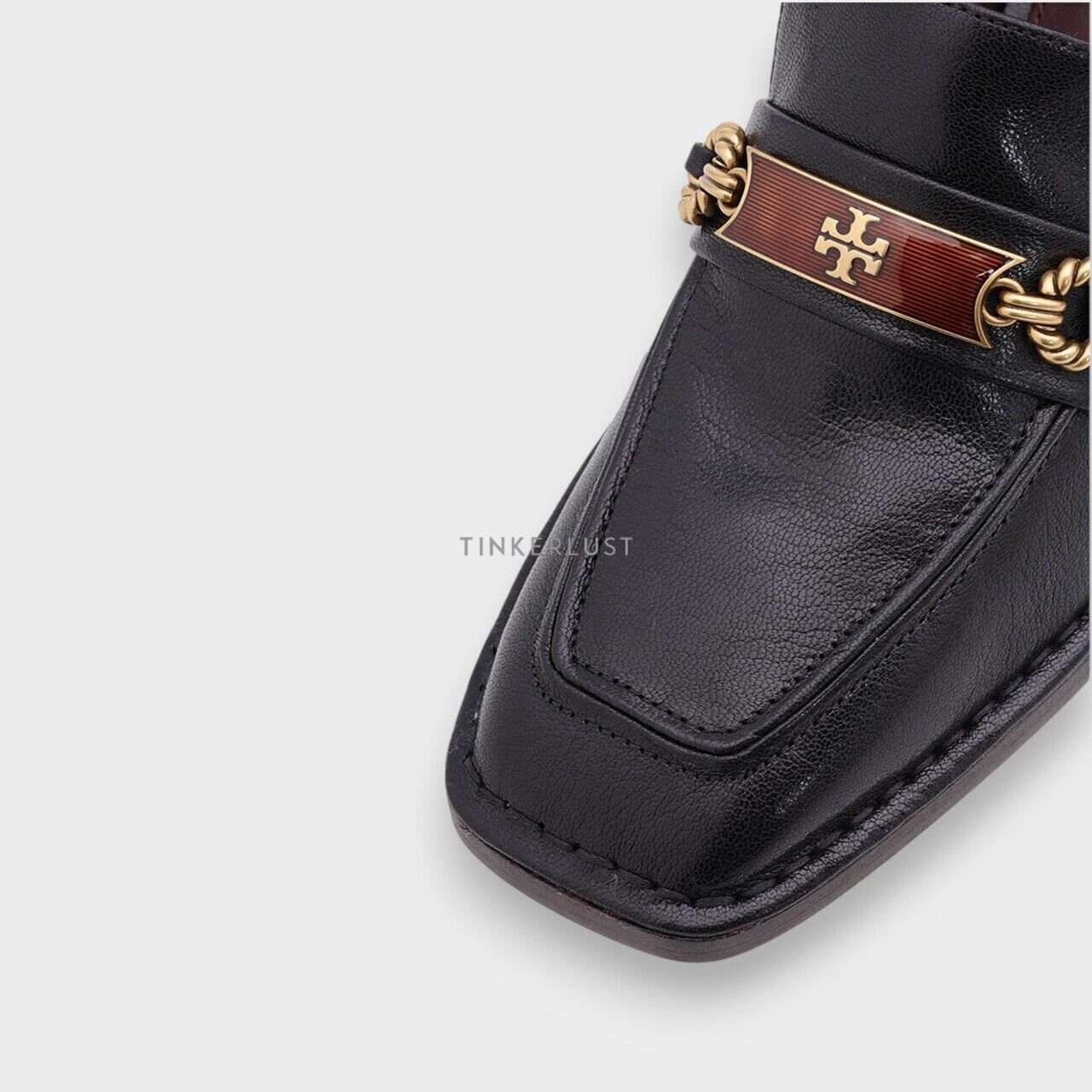 Tory Burch Perrine Heel Loafers 55mm in Perfect Black