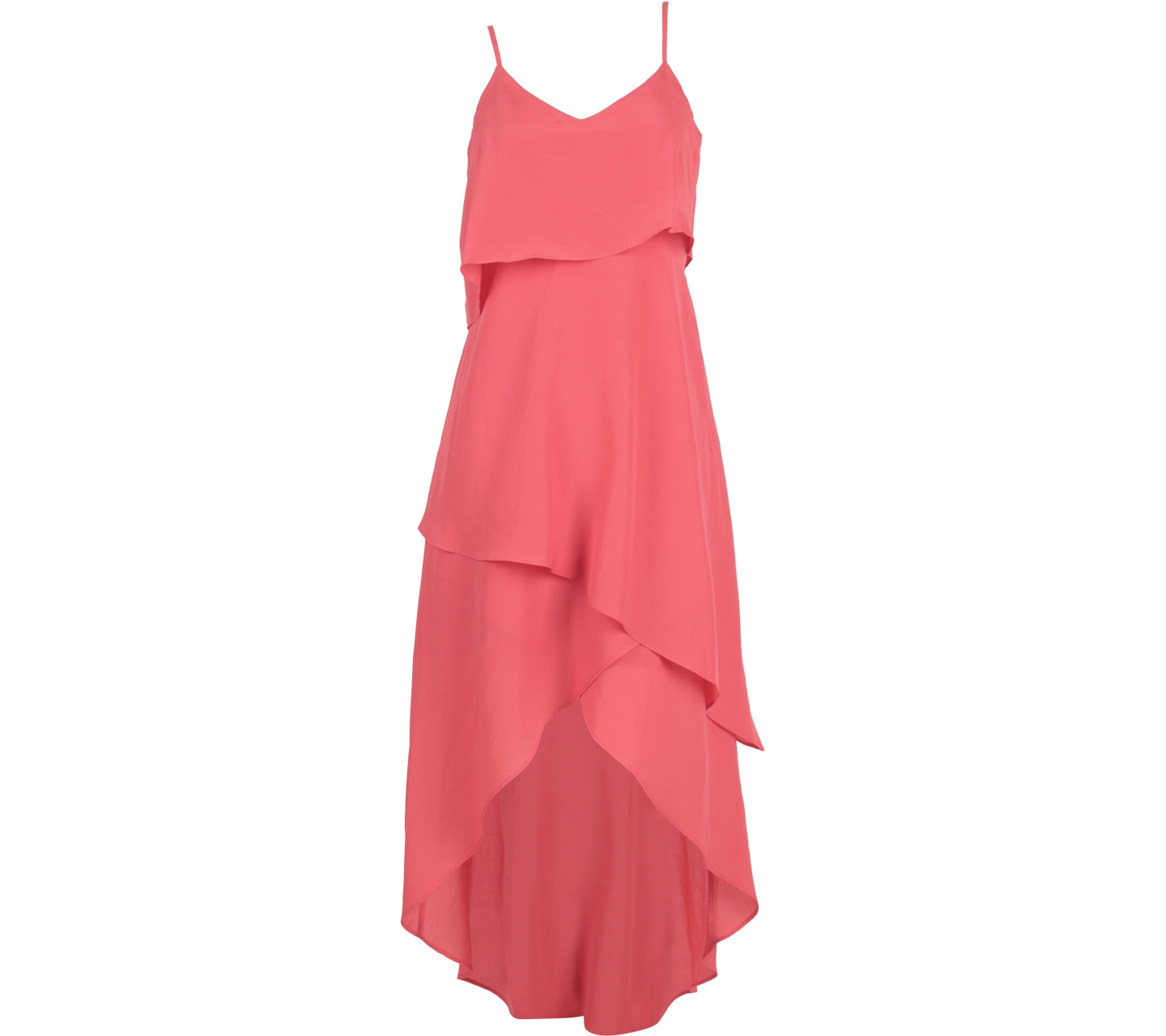 BCBG Pink Sleveless Midi Dress