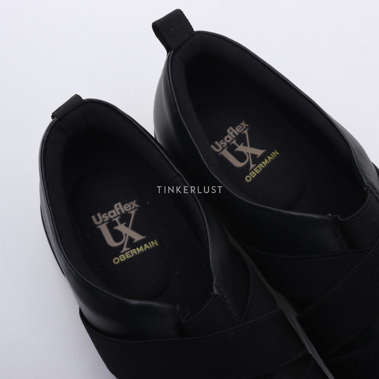 Obermain x Usaflex Black Sneakers
