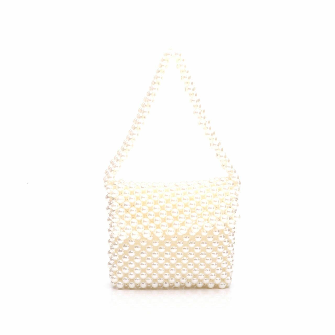 Private Collection Off White Pearl Shoulder Bag	