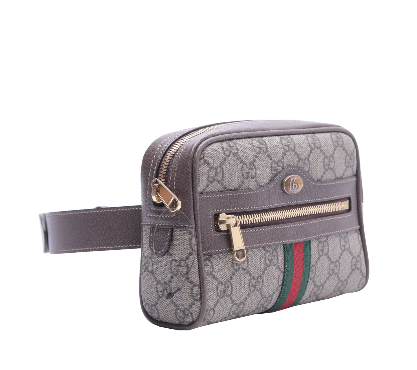 Gucci Brown Ophidia GG Supreme Small Belt Bag