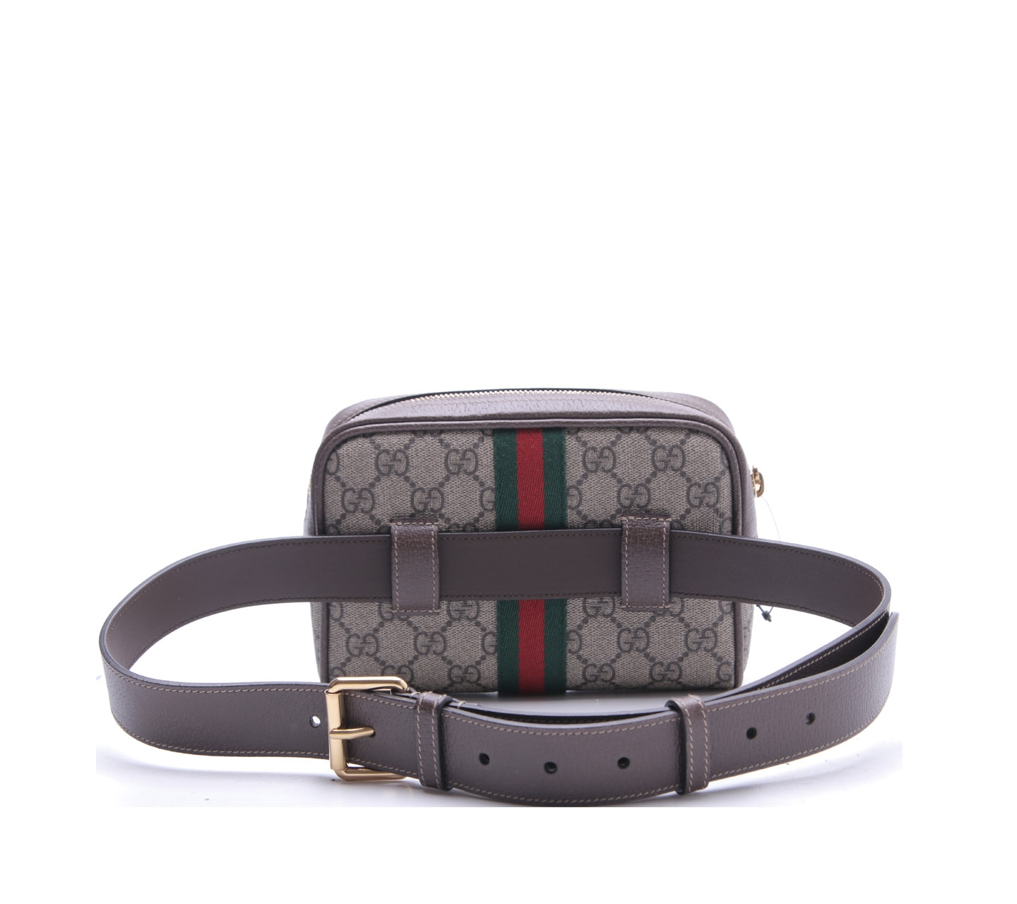 Gucci Brown Ophidia GG Supreme Small Belt Bag