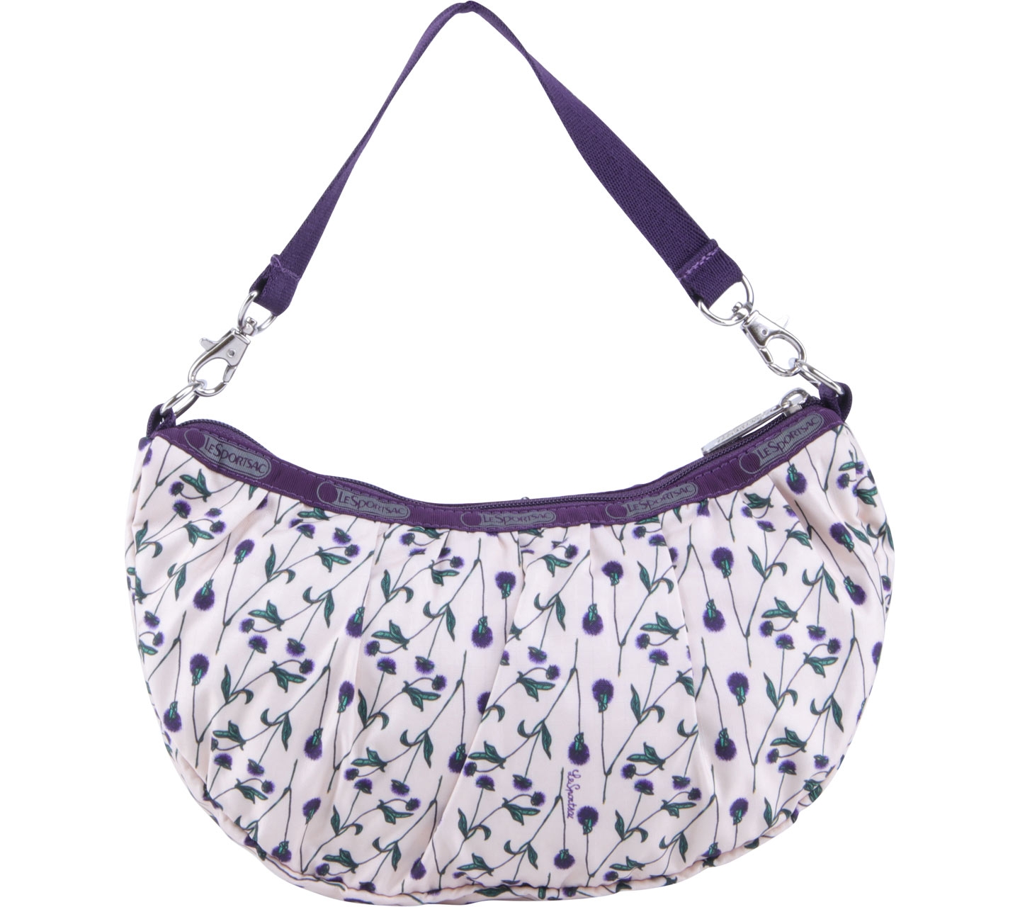 Le Sportsac Cream Floral Handbag
