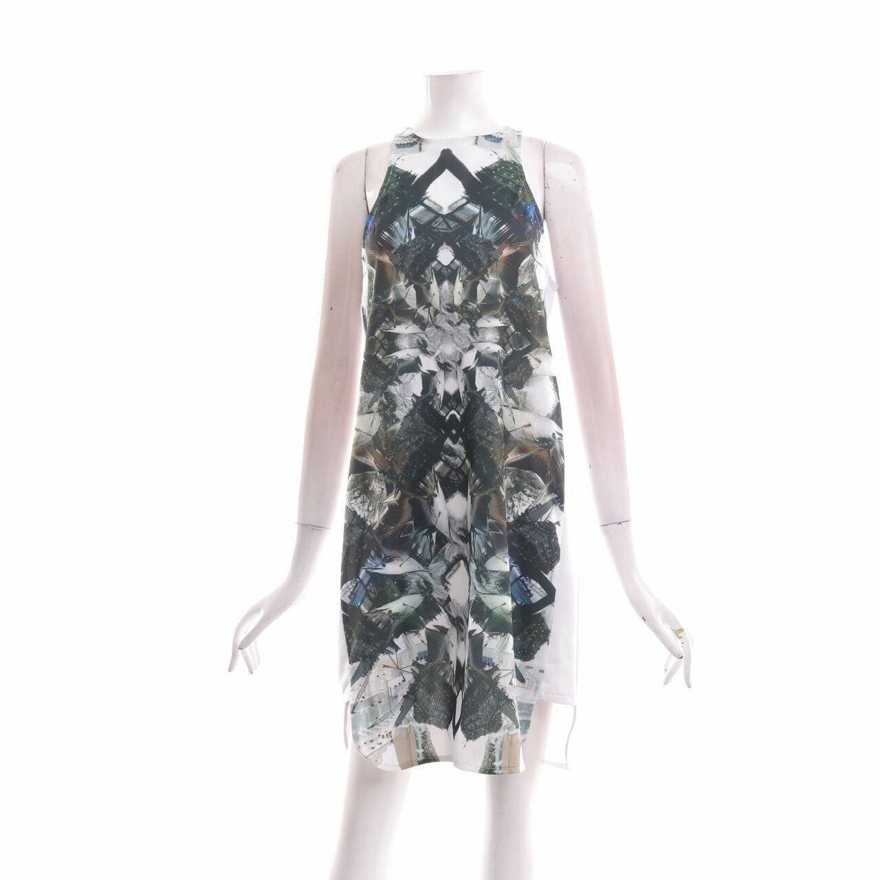 Laison White/Multi Patterned Mini Dress