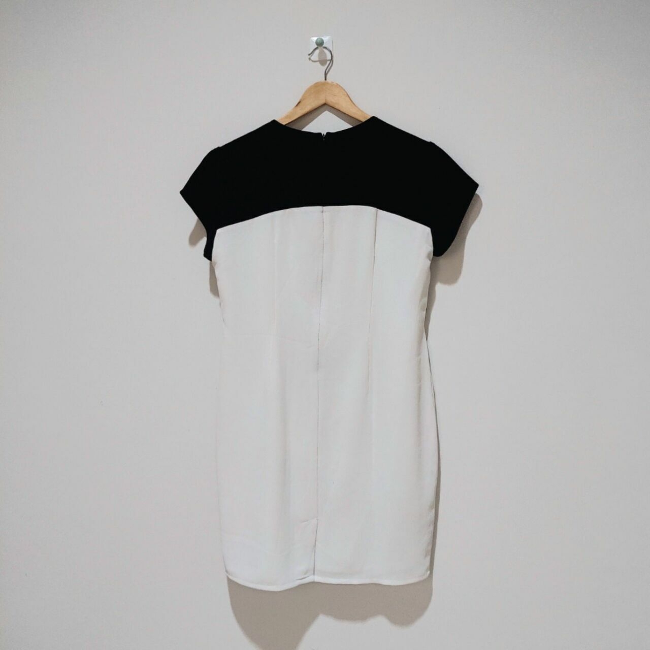 P.s White Geometric Midi Dress