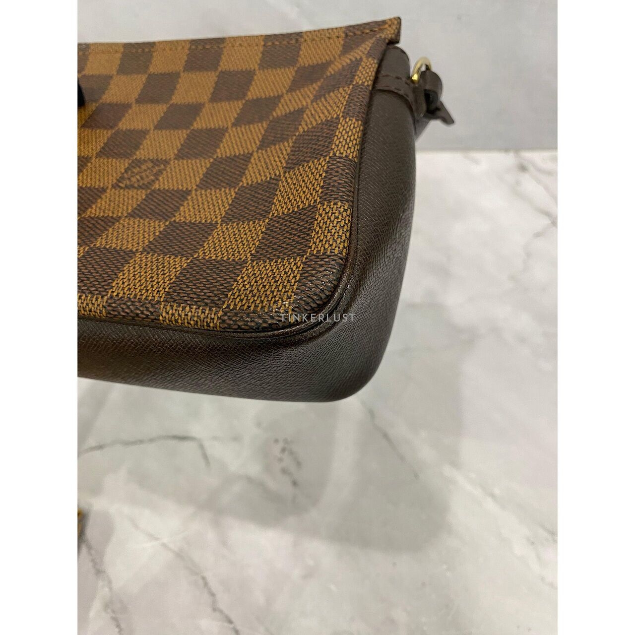 Louis Vuitton Mini Trousse Make Up Damier Ebene Vintage Handbag