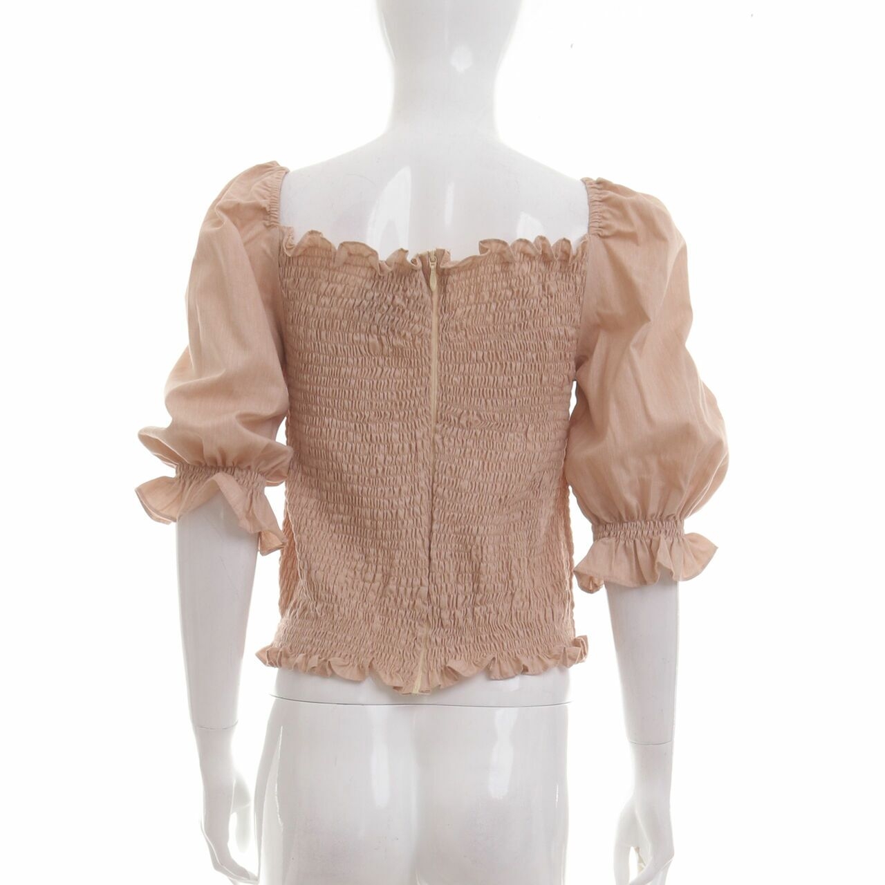 & Other Days Nude Blouse