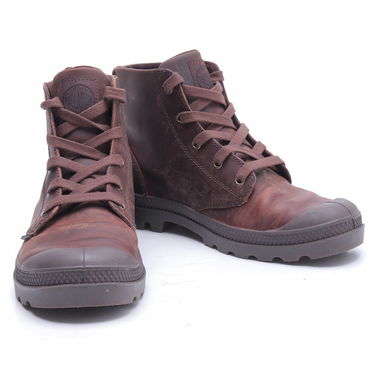 palladium Brown Pampa Hi Leather Boots