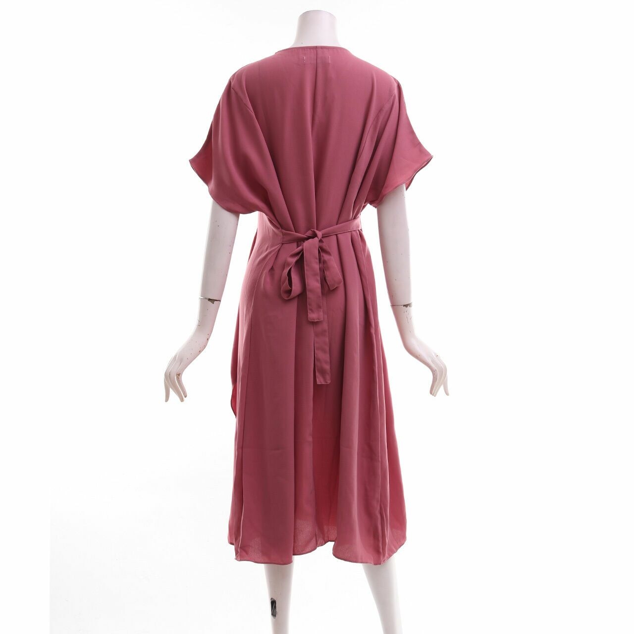 Cotton Ink Dusty Pink Elvina Midi Dress