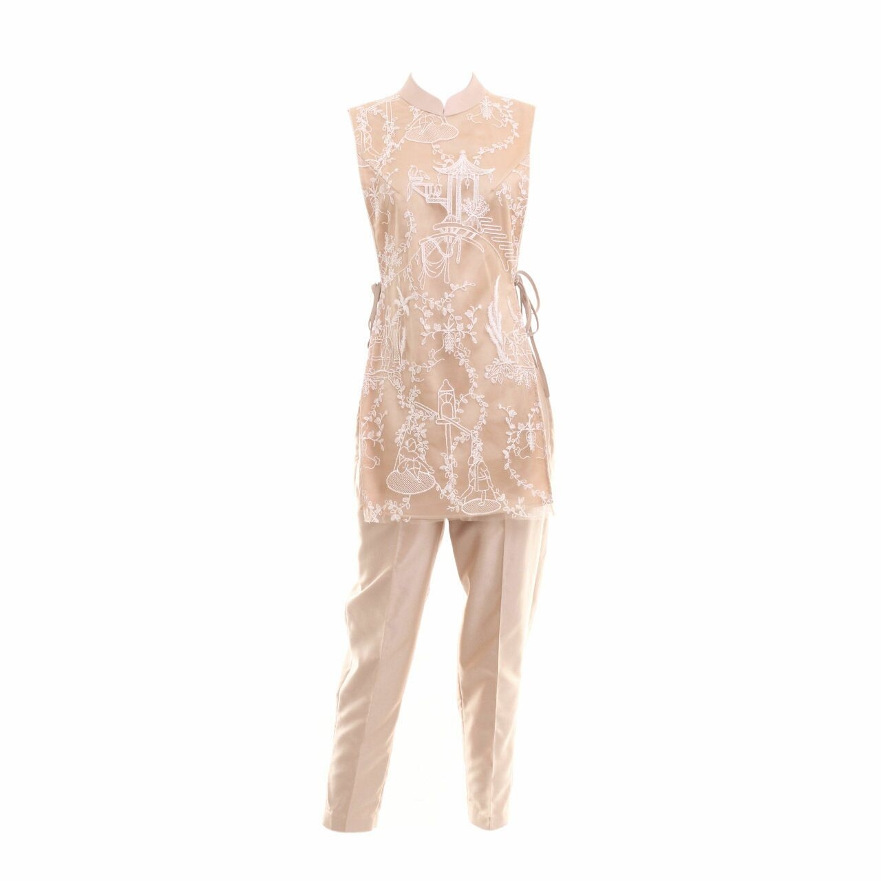 LENE Brown Lace Two Piece