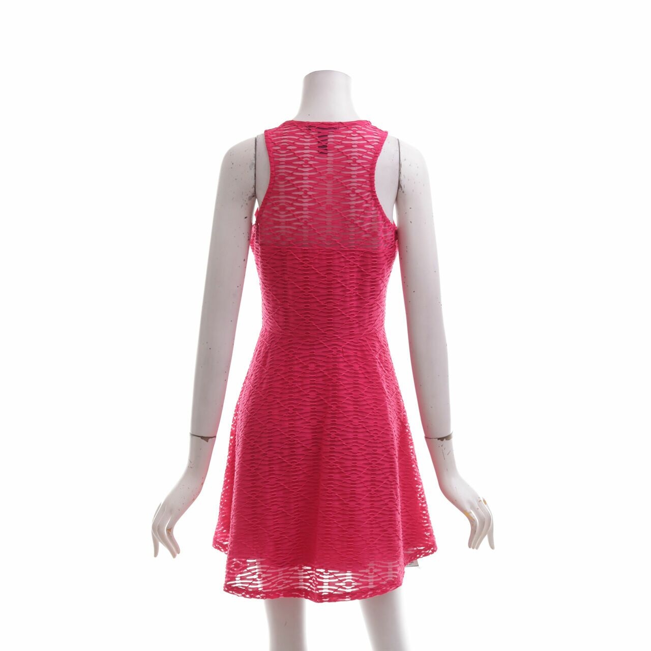 Material Girl Fuchsia Mini Dress