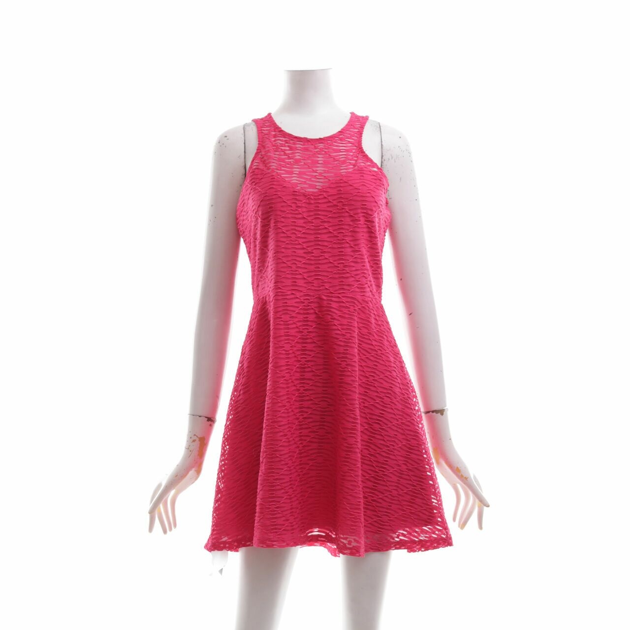 Material Girl Fuchsia Mini Dress