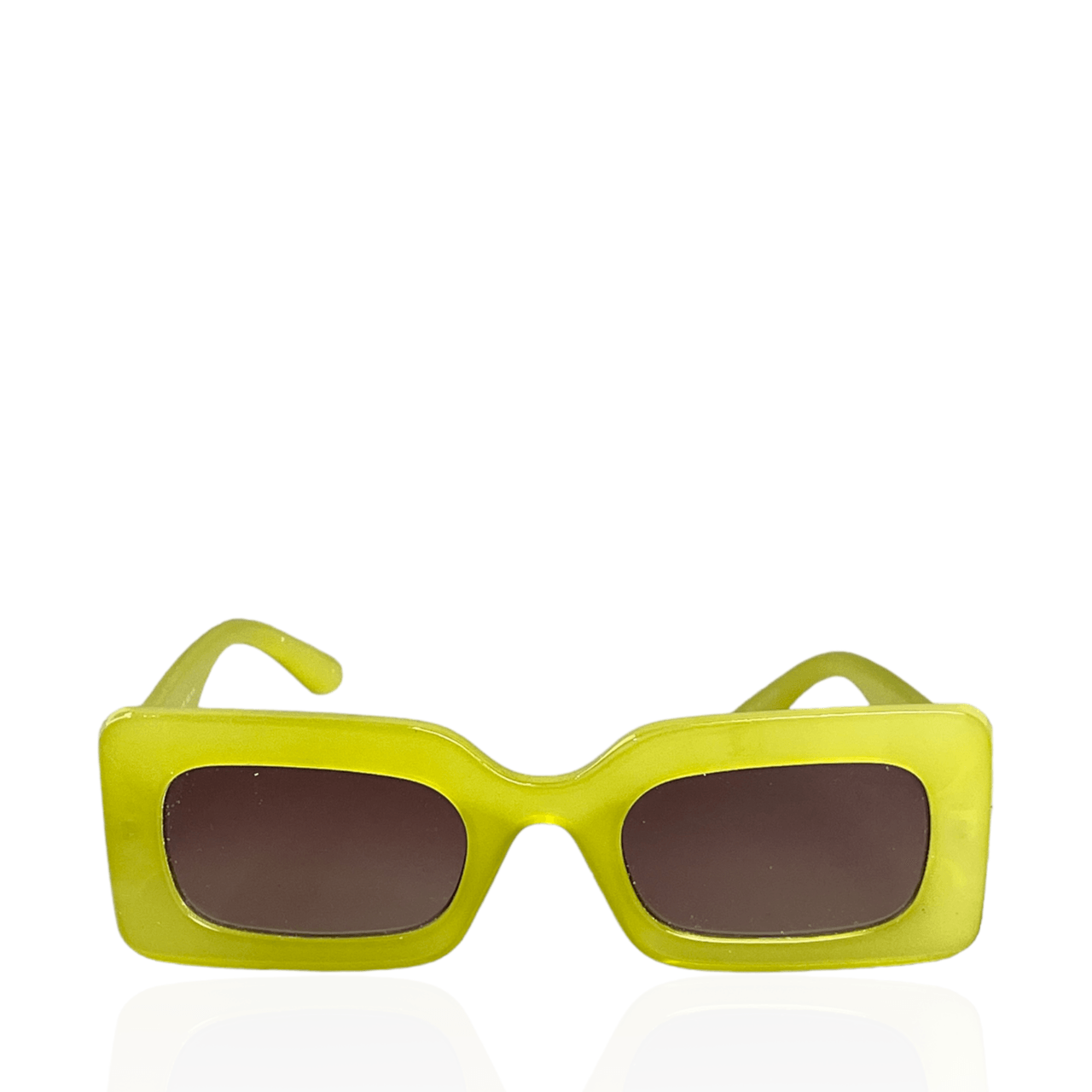 Zara Lime Brown Lens Sunglasses
