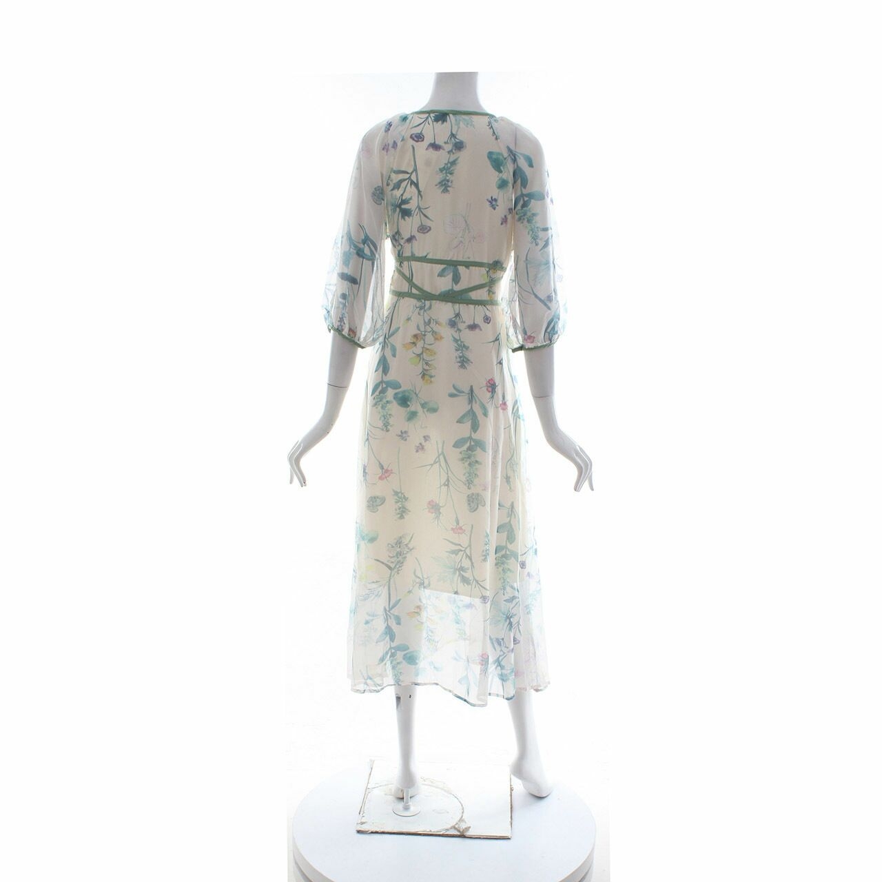 Day by Love and Flair Off White Floral Long Dress