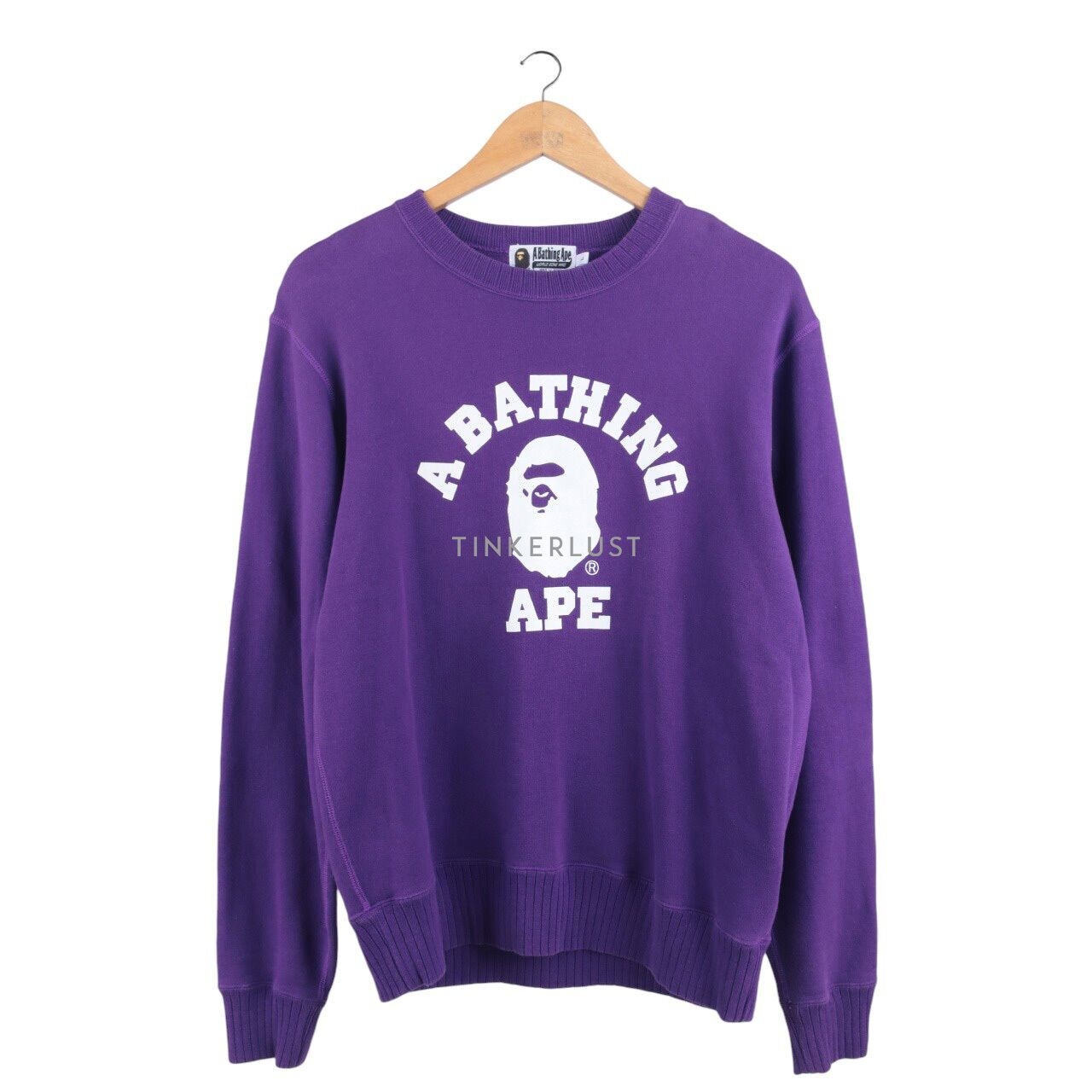 Bape A Bathing Ape Purple Sweatshirt 