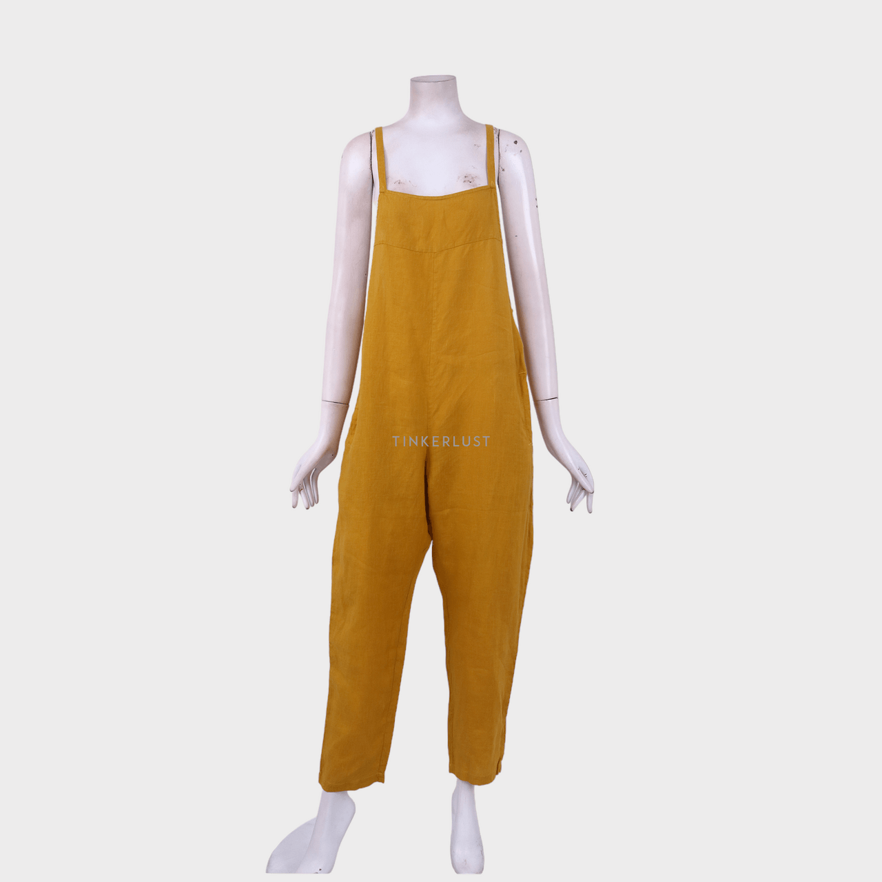 by the sea Mustard Jumpsuit