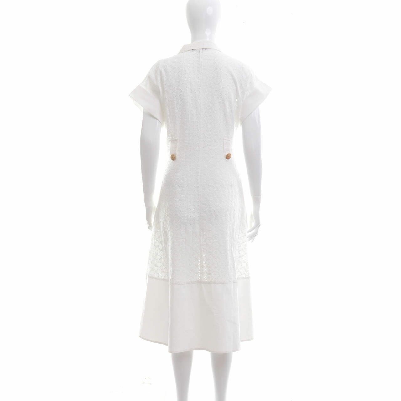 Saturday Club White Midi Dress