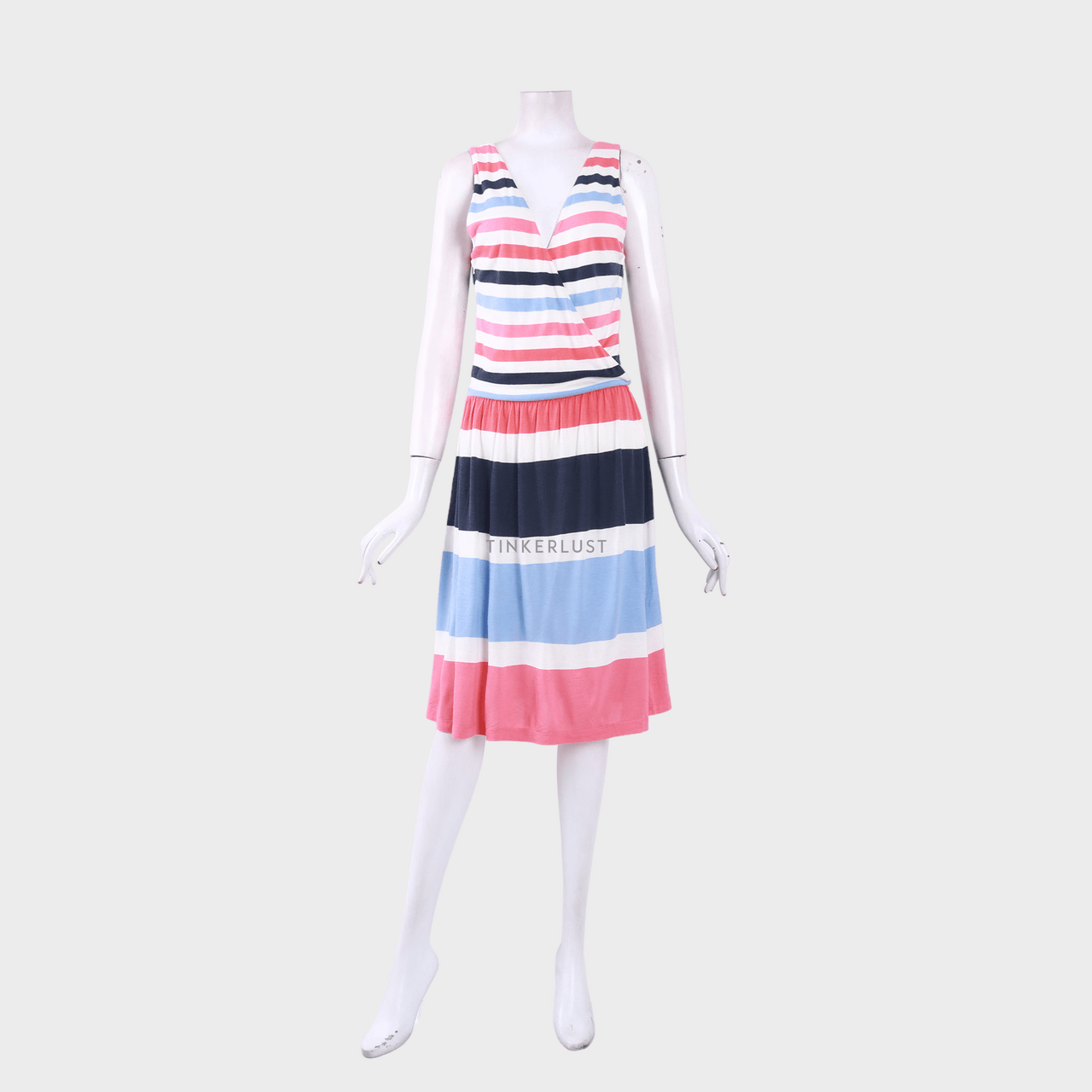 s.Oliver Multicolor Stripes Mini Dress