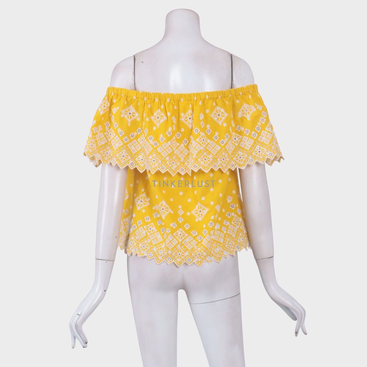 SEED Yellow Off Shoulder Blouse