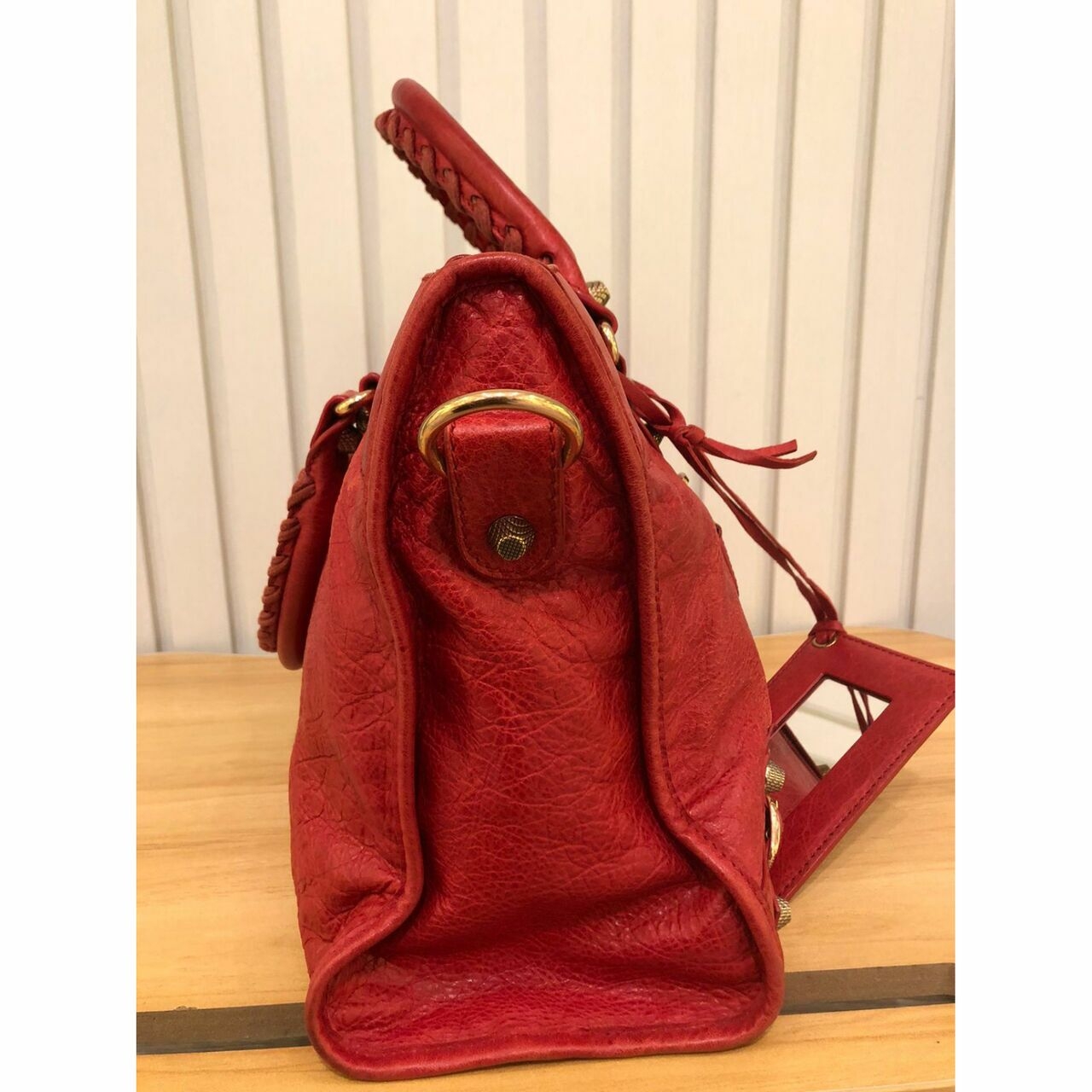 Balenciaga Red Shoulder Bag