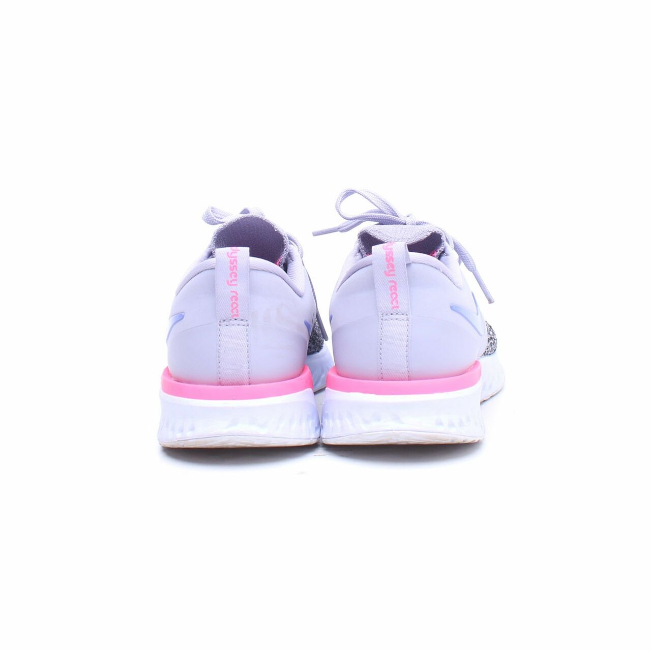 Nike Grey & Lilac W Odyssey React 2 Flyknit Sneakers