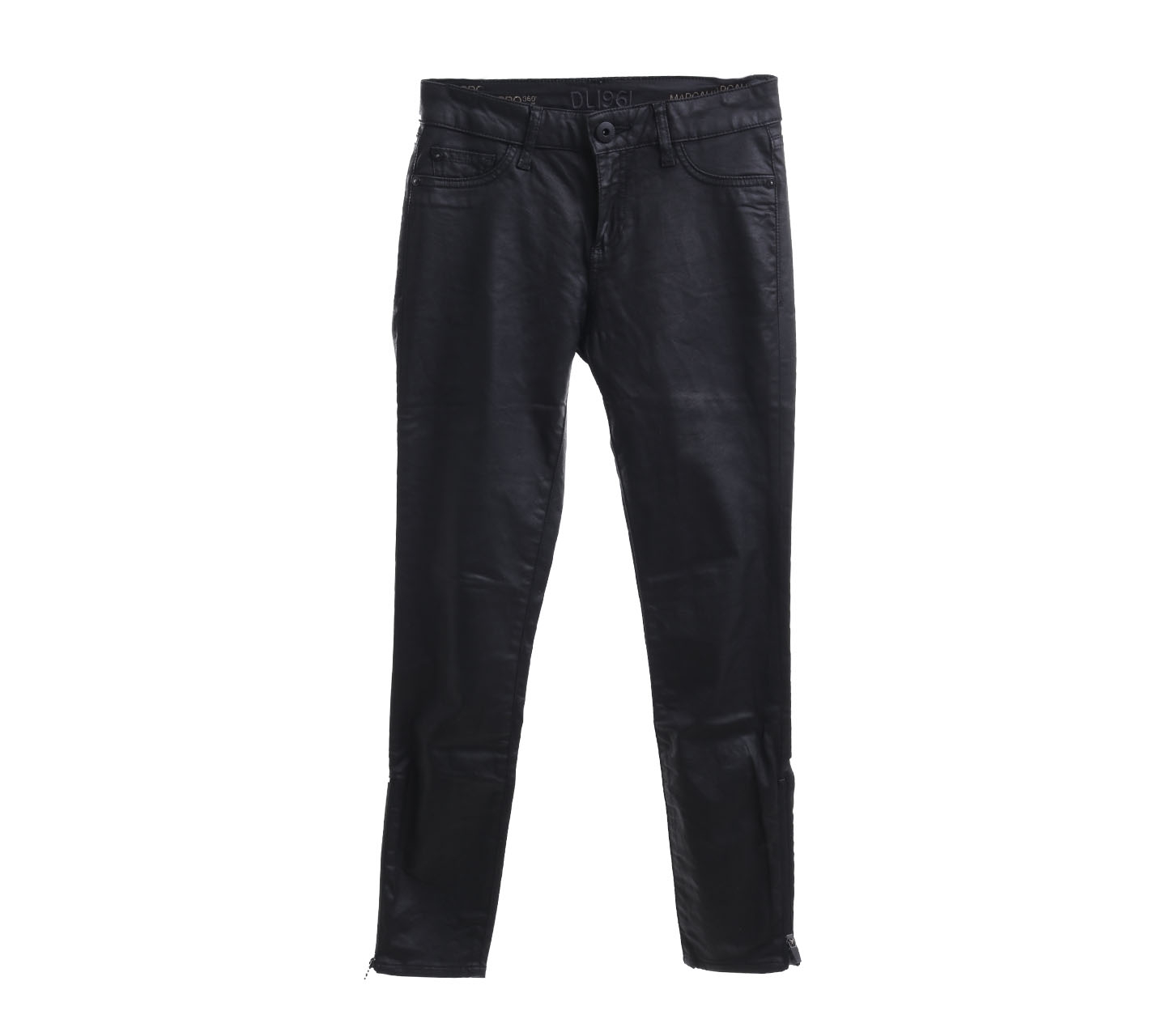 Dl1961 Black Faux Leather Trousers