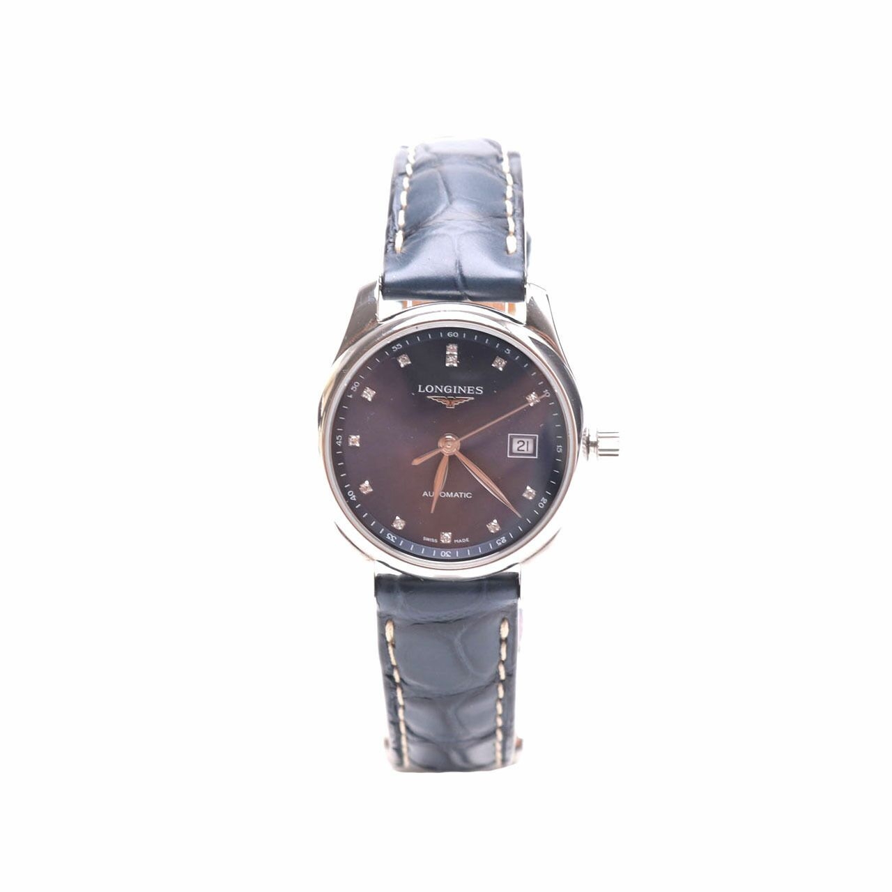  Longines Blue Metallic Watch