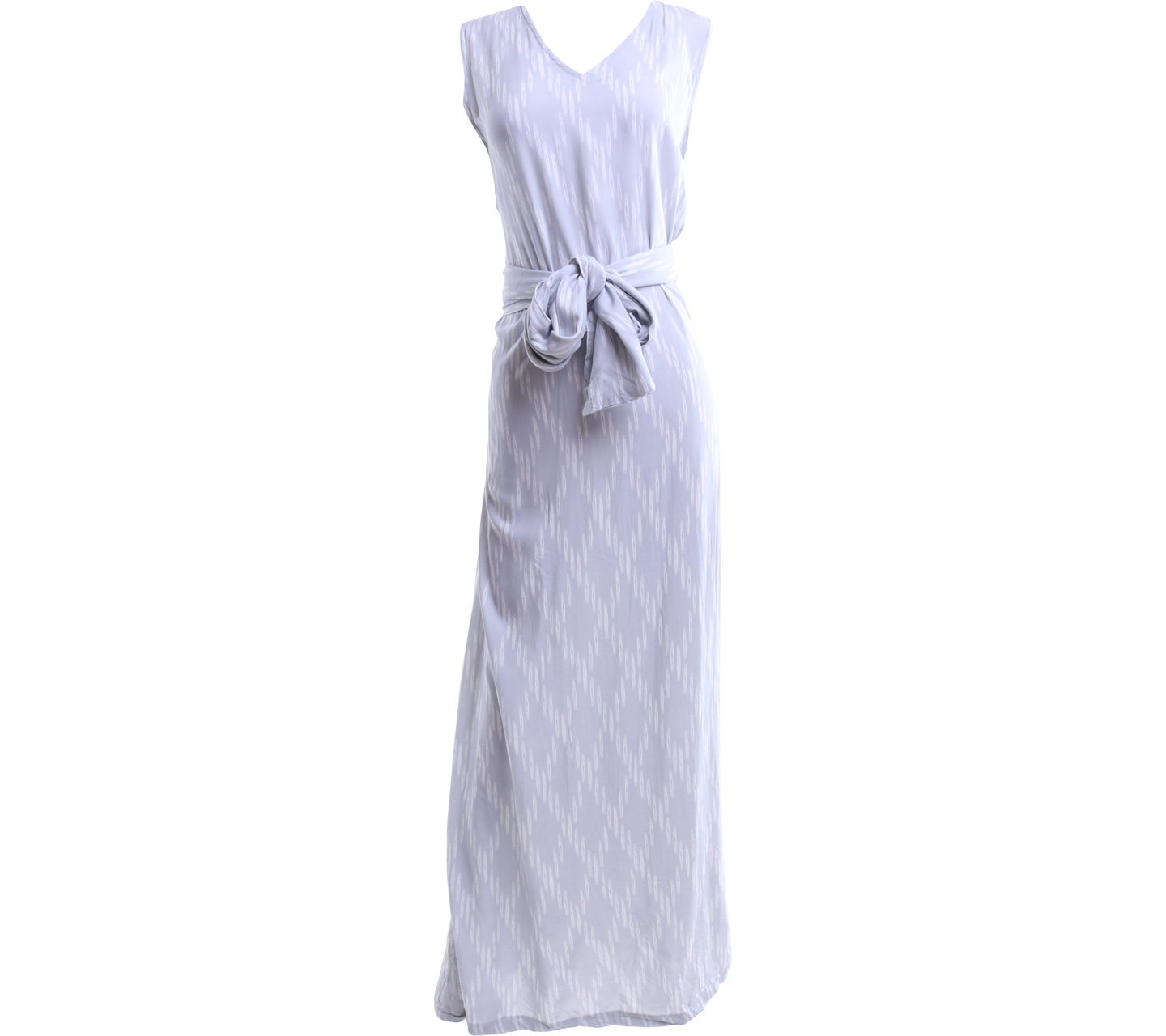 Zalora X Ikat Indonesia Light Grey Long Dress